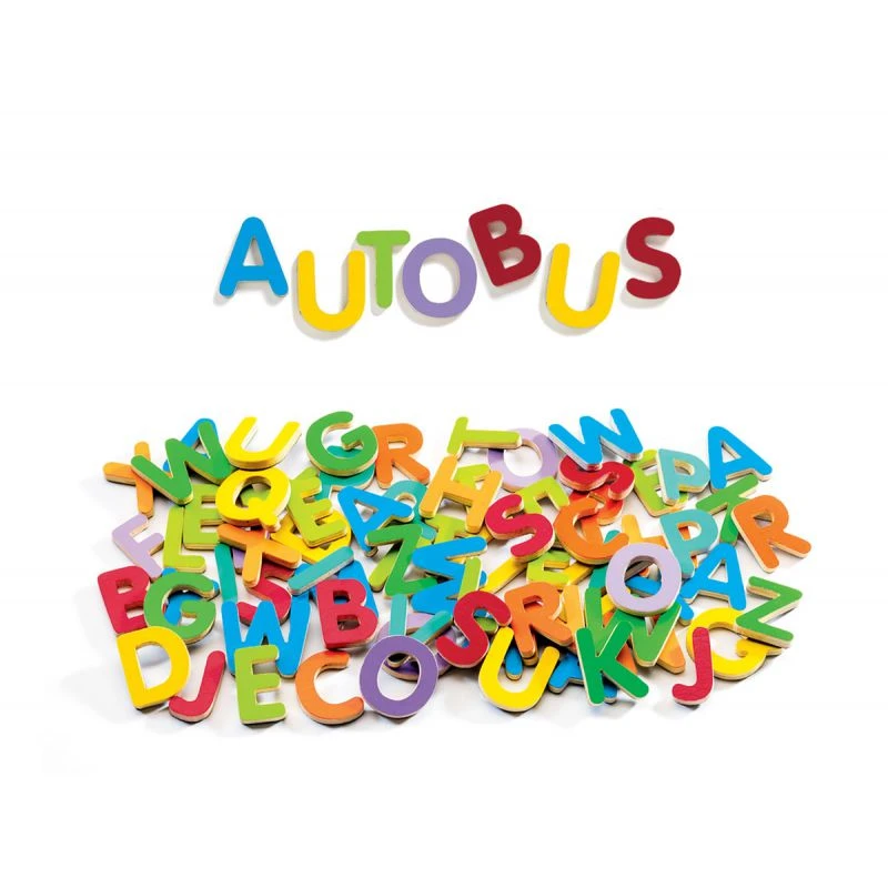 Djeco 83 Lettres Majuscules Magnétiques En Bois 4 Djeco 83 Lettres Majuscules Magnétiques En Bois – Image 2