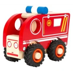 Small Foot Ambulance Véhicule En Bois -Enfants Jouets Magasin ambulance vehicule en bois 3
