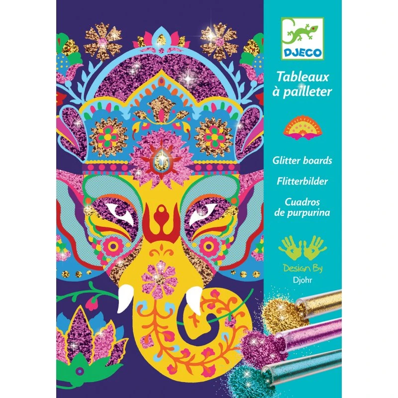 Djeco Animaux à Paillettes - Tableaux à Pailleter 4 Djeco Animaux à Paillettes - Tableaux à Pailleter – Image 2