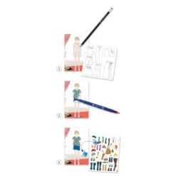 Djeco Atelier Mode Dessiner Une Collection -Enfants Jouets Magasin atelier mode dessiner une collection 2