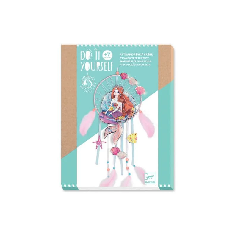 Djeco Attrape Rêves - Douce Sirène - Do It Yourself 4 Djeco Attrape Rêves - Douce Sirène - Do It Yourself – Image 2