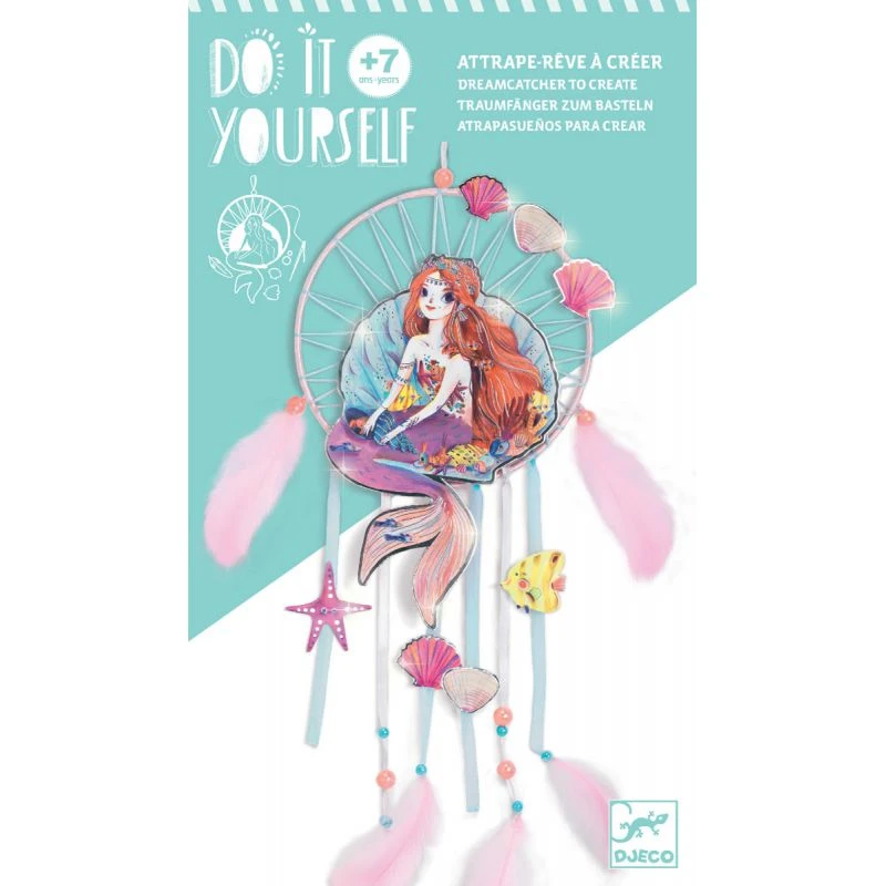 Djeco Attrape Rêves - Douce Sirène - Do It Yourself 5 Djeco Attrape Rêves - Douce Sirène - Do It Yourself – Image 3
