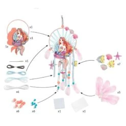 Djeco Attrape Rêves - Douce Sirène - Do It Yourself 9 Djeco Attrape Rêves - Douce Sirène - Do It Yourself -Enfants Jouets Magasin attrape reves douce sirene do it yourself 3