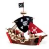 Ze Pirat Boat - Bateau Pirate Djeco En Bois -Enfants Jouets Magasin bateau pirates arty toys