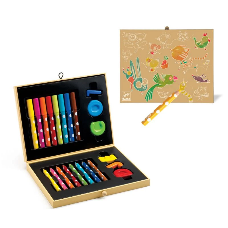 Djeco Boîte De Couleurs Pour Les Petits 4 Djeco Boîte De Couleurs Pour Les Petits – Image 2