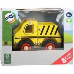 Small Foot Camion De Chantier En Bois -Enfants Jouets Magasin camion de chantier en bois 4
