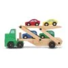 Camion Porte Voitures En Bois -Enfants Jouets Magasin camion porte voitures en bois