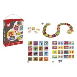 Janod Coffret 3 Jeux 6 Janod Coffret 3 Jeux -Enfants Jouets Magasin coffret 3 jeux 1