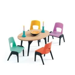Djeco Color House Et Grand Pack Mobilier -Enfants Jouets Magasin color house et grand pack mobilier 7