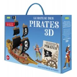 Construis Le Bateau Pirate En 3D - Livre Et Maquette