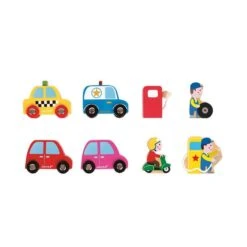 Janod Garage Station Service En Bois -Enfants Jouets Magasin garage bois station service janod 5