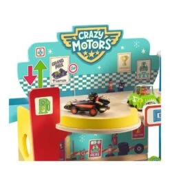 Garage Djeco -Enfants Jouets Magasin garage crazy motors 2