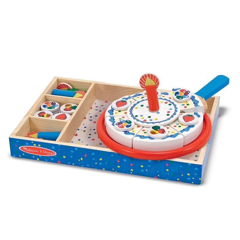 Gâteau D'anniversaire- Dînette En Bois 3 Gâteau D'anniversaire- Dînette En Bois