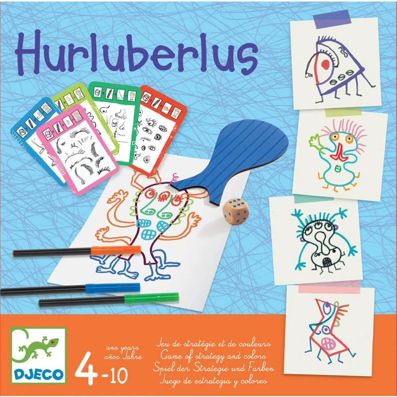 Djeco Hurluberlus Jeu D'ambiance Enfant 3 Djeco Hurluberlus Jeu D'ambiance Enfant
