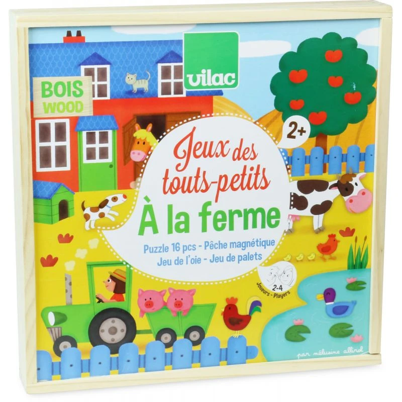Vilac Jeux Des Tous Petits à La Ferme 4 Vilac Jeux Des Tous Petits à La Ferme – Image 2