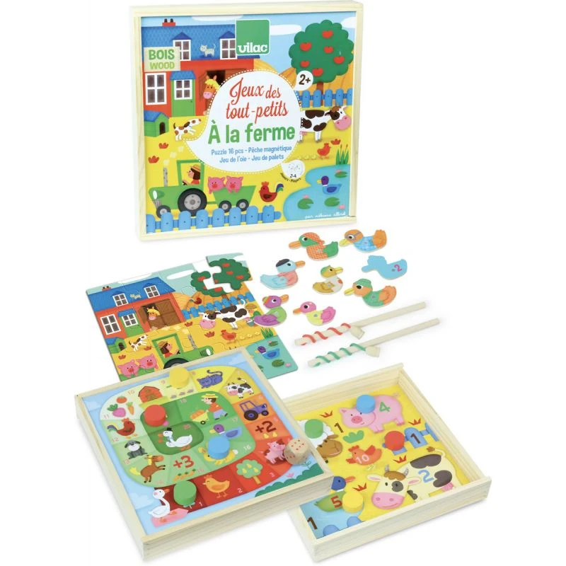 Vilac Jeux Des Tous Petits à La Ferme 3 Vilac Jeux Des Tous Petits à La Ferme