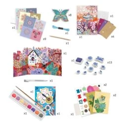 Djeco Le Jardin De Fleurs - Coffret Multi-activités -Enfants Jouets Magasin le jardin de fleurs coffret multi activites 1