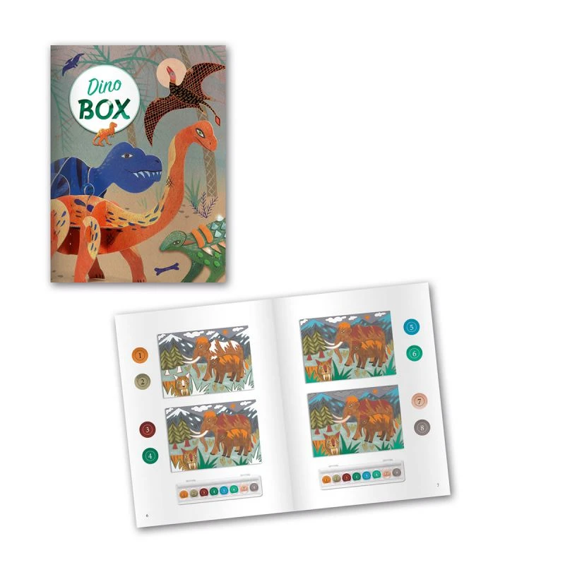 Djeco Le Monde Des Dinosaures - Coffret Multi-activités 6 Djeco Le Monde Des Dinosaures - Coffret Multi-activités – Image 4