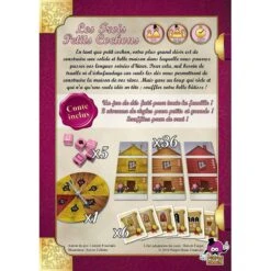 ASMODEE Les 3 Petits Cochons - Dés Et Stratégie - Purple Brain 8 ASMODEE Les 3 Petits Cochons - Dés Et Stratégie - Purple Brain -Enfants Jouets Magasin les 3 petits cochons purple brain 2