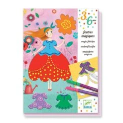 Djeco Les Jolies Robes De Marie - Feutres Magiques