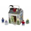Jeu De Verrous Maison En Bois Avec Sonnettes -Enfants Jouets Magasin maison en bois avec sonnettes et jeu de verrous