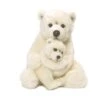 Maman Ours Polaire 28 Cm, Avec Bébé -Enfants Jouets Magasin maman ours polaire 28 cm avec bebe