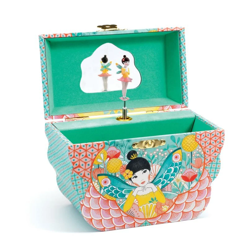 Mélodie Fleurie Boîte à Bijoux Musicale Djeco 3 Mélodie Fleurie Boîte à Bijoux Musicale Djeco