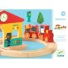 Minitrain Circuit De Train En Bois Djeco Dès 18 Mois 1 Minitrain Circuit De Train En Bois Djeco Dès 18 Mois -Enfants Jouets Magasin minitrain circuit de train djeco