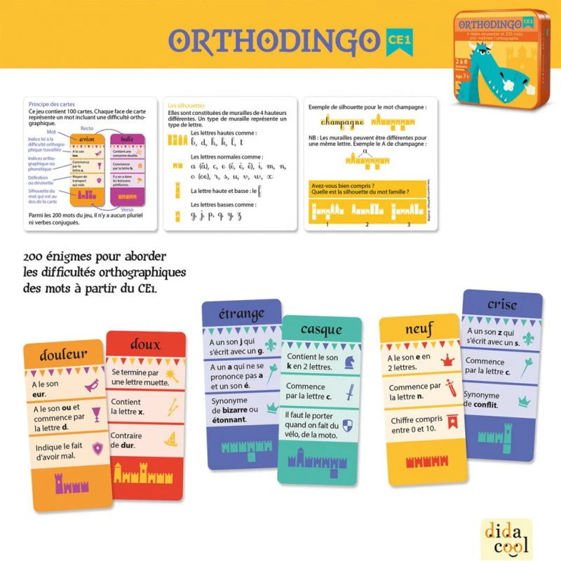 Orthodingo CE1 - Jeu Sur L'orthographe 7 Orthodingo CE1 - Jeu Sur L'orthographe – Image 5