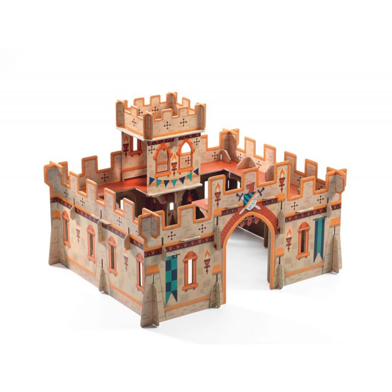 Pack Chateau Médieval Djeco Et 2 Figurines 4 Pack Chateau Médieval Djeco Et 2 Figurines – Image 2