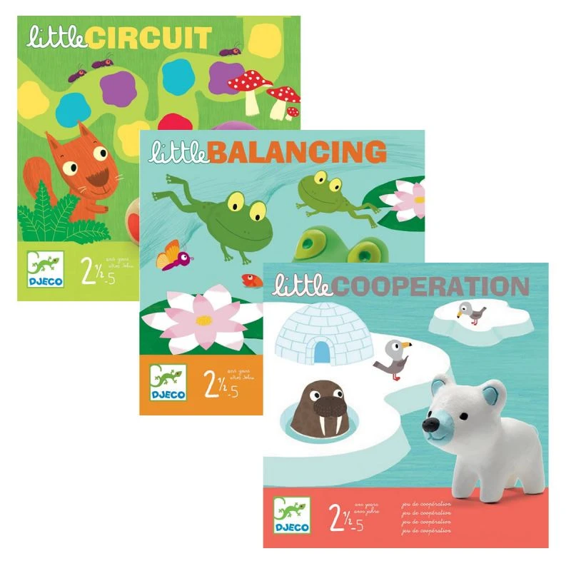 Pack Jeux De La Collection Little - Djeco 3 Pack Jeux De La Collection Little - Djeco