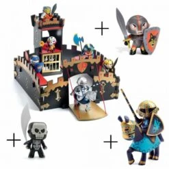 Djeco Pack Ze Black Castel + 3 Arty Toys