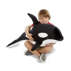 Peluche Géante Orque 100 Cm 7 Peluche Géante Orque 100 Cm -Enfants Jouets Magasin peluche geante orque 100 cm 2