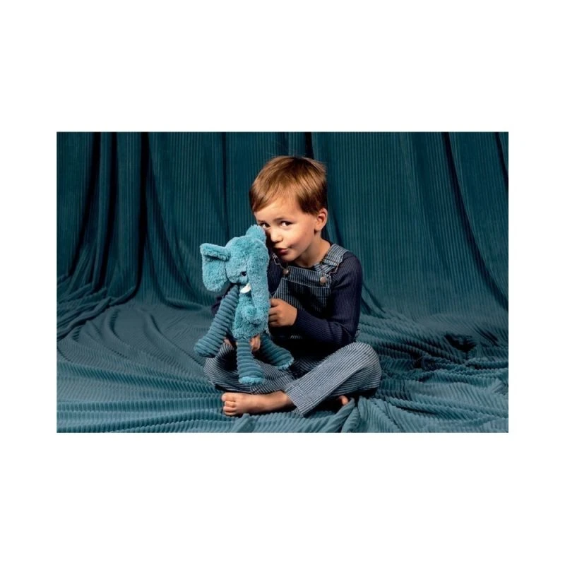 Peluche Ptipotos L'éléphant Bleu 6 Peluche Ptipotos L'éléphant Bleu – Image 4