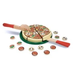 Pizza - Dînette En Bois -Enfants Jouets Magasin pizza dinette en bois 1