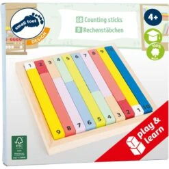 Small Foot Réglettes De Calcul En Bois 12 Small Foot Réglettes De Calcul En Bois -Enfants Jouets Magasin reglettes de calcul 4