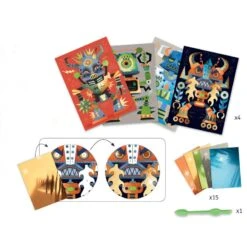 Djeco Robots - Tableau De Métal 7 Djeco Robots - Tableau De Métal -Enfants Jouets Magasin robots tableau de metal 2