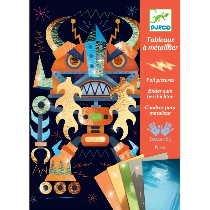 Djeco Robots - Tableau De Métal 3 Djeco Robots - Tableau De Métal