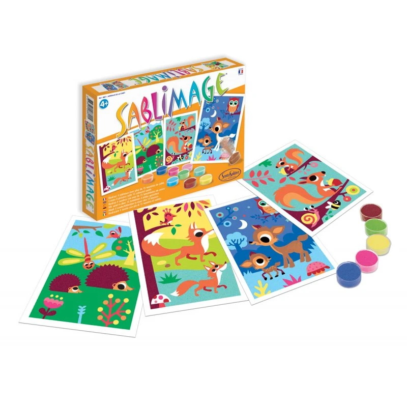 Sablimage Animaux De La Forêt 3 Sablimage Animaux De La Forêt