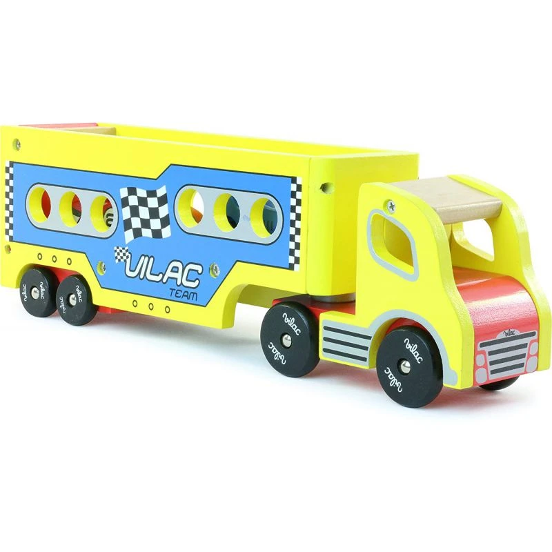 Vilac Semi Remorque + 2 Voitures à Friction 5 Vilac Semi Remorque + 2 Voitures à Friction – Image 3