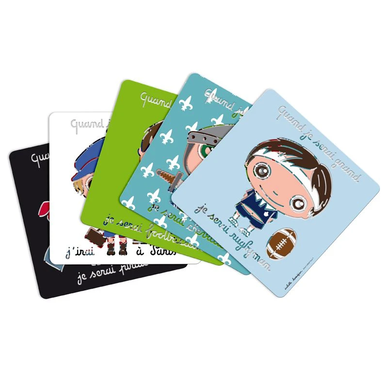 Set De 5 Pochoirs Garçon 4 Set De 5 Pochoirs Garçon – Image 2