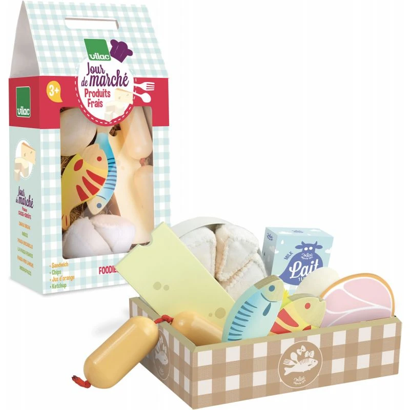 Vilac Set De Produits Frais Jour De Marché 3 Vilac Set De Produits Frais Jour De Marché