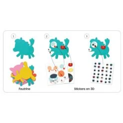Djeco Gommettes J'aime Les Animaux 5 Djeco Gommettes J'aime Les Animaux -Enfants Jouets Magasin stickers j aime les animaux 1