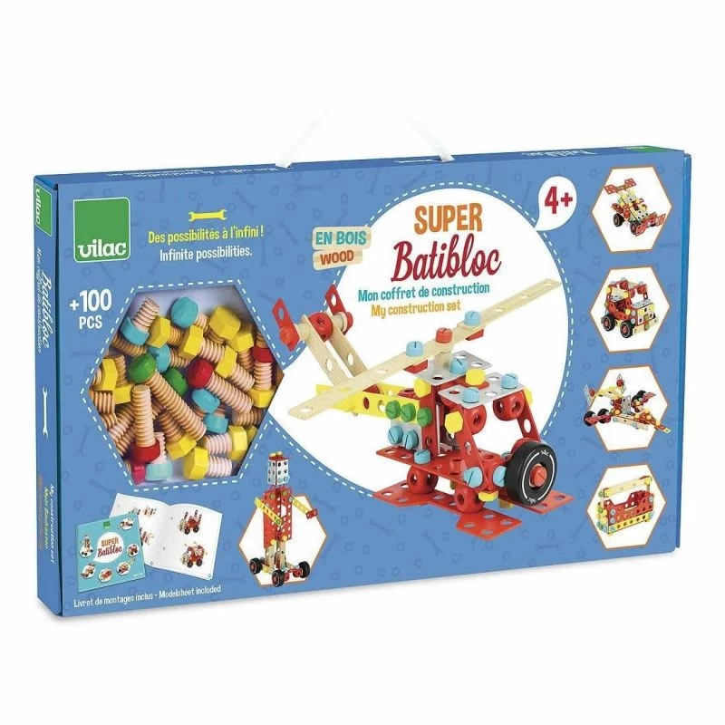 Vilac Super Batibloc Jeu De Construction 3 Vilac Super Batibloc Jeu De Construction