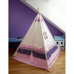Tipi Rose à Froufrous -Enfants Jouets Magasin tipi rose a froufrous 8