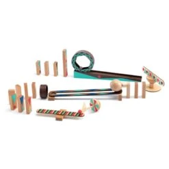 Djeco Zig & Go Roll Construction Parcours De Dominos 28 Pièces